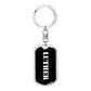 Luther v2 - Luxury Dog Tag Keychain