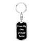 Love My Glen of Imaal Terrier v6 - Luxury Dog Tag Keychain