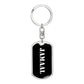 Jamaal v2 - Luxury Dog Tag Keychain