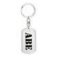 Abe - Luxury Dog Tag Keychain