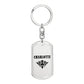 Charlotte v01a - Luxury Dog Tag Keychain