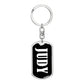 Judy v01w - Luxury Dog Tag Keychain