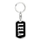 Lela v03 - Luxury Dog Tag Keychain