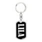 Lila v03 - Luxury Dog Tag Keychain
