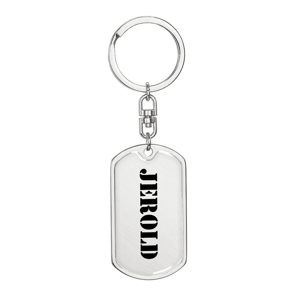 Jerold - Luxury Dog Tag Keychain