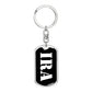 Ira v2 - Luxury Dog Tag Keychain