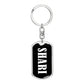 Shari v03 - Luxury Dog Tag Keychain