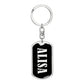 Alisa v02 - Luxury Dog Tag Keychain