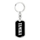 Tamika v03 - Luxury Dog Tag Keychain
