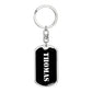 Thomas v2 - Luxury Dog Tag Keychain