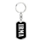 Irma v01w - Luxury Dog Tag Keychain