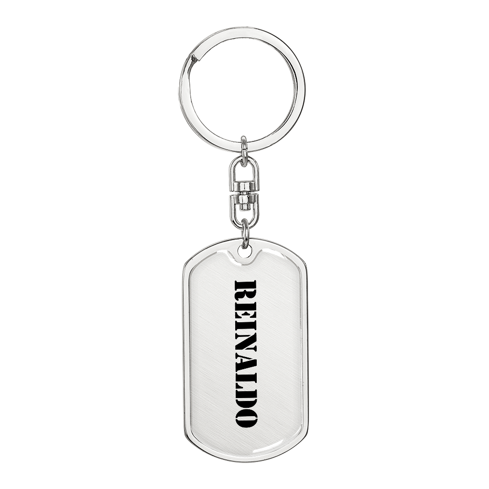 Reinaldo - Luxury Dog Tag Keychain