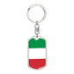 Italian Flag - Luxury Dog Tag Keychain