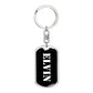 Elvin v2 - Luxury Dog Tag Keychain
