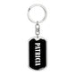 Patricia v01w - Luxury Dog Tag Keychain