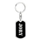 Jory v2 - Luxury Dog Tag Keychain