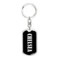 Chelsea v01w - Luxury Dog Tag Keychain
