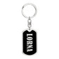 Lorna v02 - Luxury Dog Tag Keychain