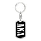 Ana v01w - Luxury Dog Tag Keychain
