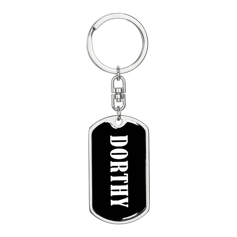 Dorthy v03 - Luxury Dog Tag Keychain
