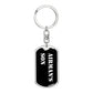 Airman's Son v3 - Luxury Dog Tag Keychain