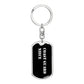 Coast Guard Niece v3 - Luxury Dog Tag Keychain