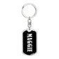 Maggie v01w - Luxury Dog Tag Keychain