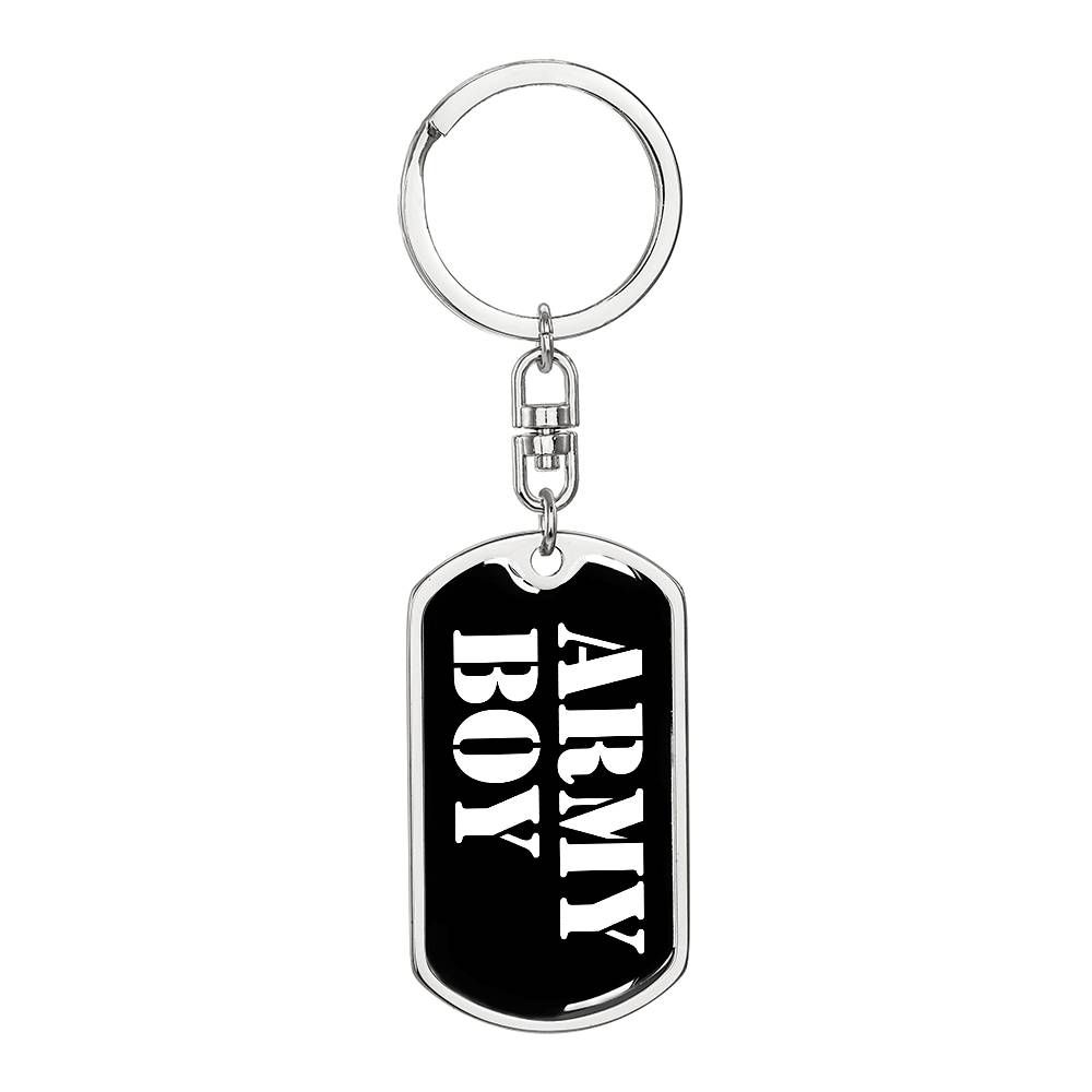 Army Boy v3 - Luxury Dog Tag Keychain