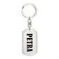 Petra v01 - Luxury Dog Tag Keychain