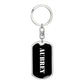 Aubrey v2 - Luxury Dog Tag Keychain
