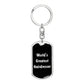World's Greatest Hairdresser v3 - Luxury Dog Tag Keychain
