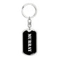 Murray v2 - Luxury Dog Tag Keychain