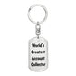 World's Greatest Account Collector - Luxury Dog Tag Keychain