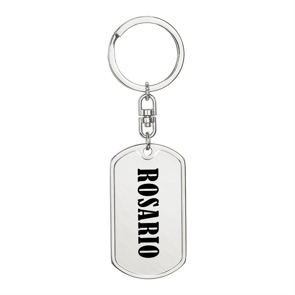 Rosario v01 - Luxury Dog Tag Keychain