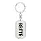 Bette v01 - Luxury Dog Tag Keychain