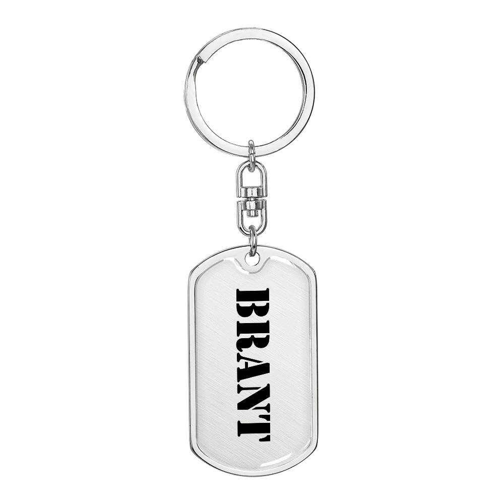 Brant - Luxury Dog Tag Keychain