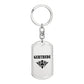 Gertrude v01a - Luxury Dog Tag Keychain