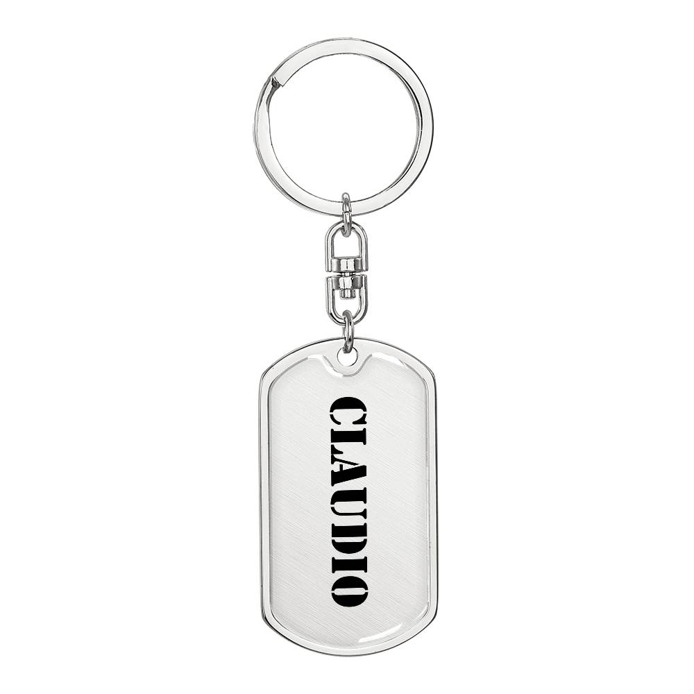 Claudio - Luxury Dog Tag Keychain