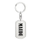 Maude v01 - Luxury Dog Tag Keychain