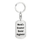 World's Greatest Dental Hygienist - Luxury Dog Tag Keychain