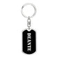Deante v2 - Luxury Dog Tag Keychain