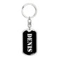 Denis v2 - Luxury Dog Tag Keychain