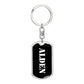 Alden v3 - Luxury Dog Tag Keychain