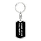 Coast Guard Girlfriend v3 - Luxury Dog Tag Keychain