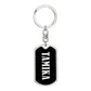 Tamika v02 - Luxury Dog Tag Keychain