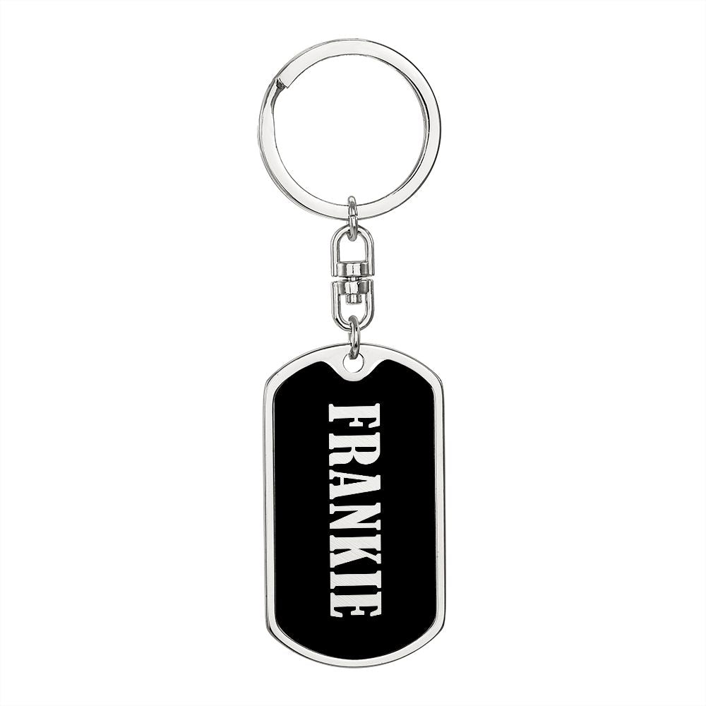 Frankie v02 - Luxury Dog Tag Keychain
