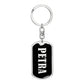 Petra v02 - Luxury Dog Tag Keychain