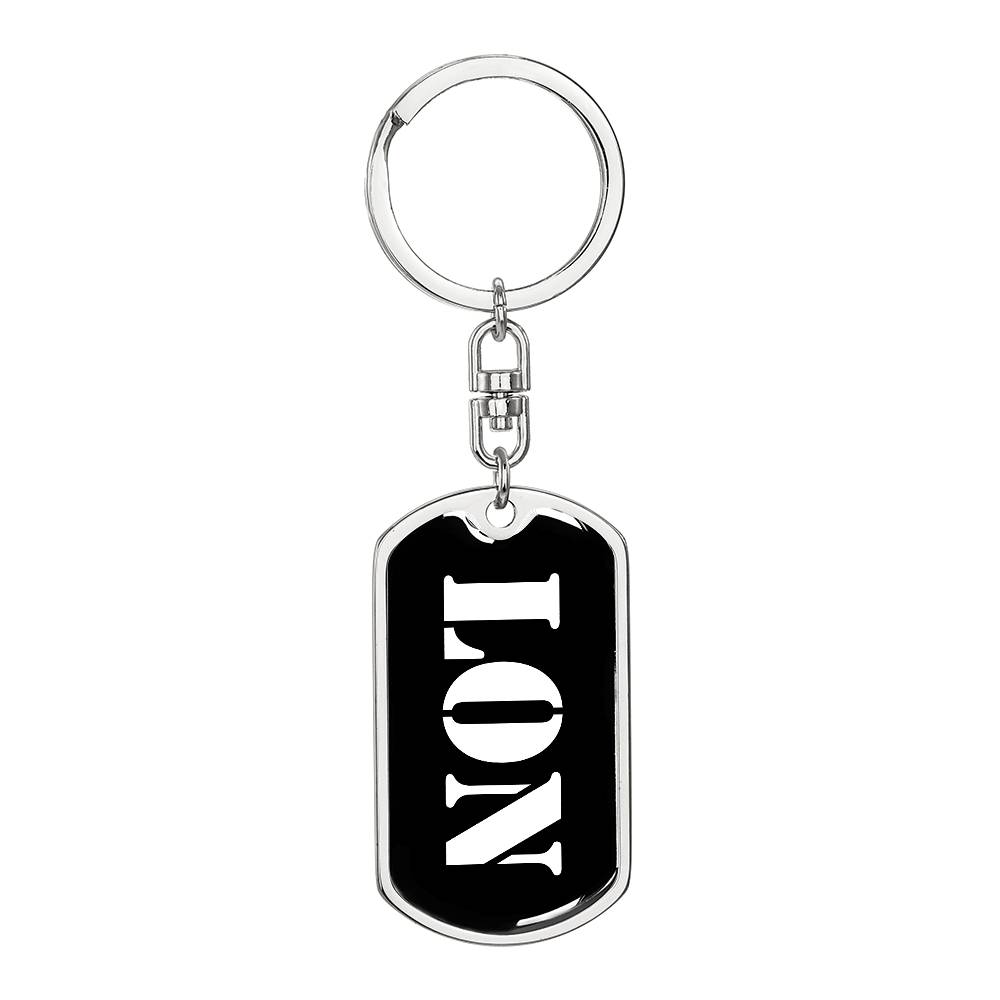 Lon v3 - Luxury Dog Tag Keychain