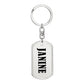 Janine v01 - Luxury Dog Tag Keychain