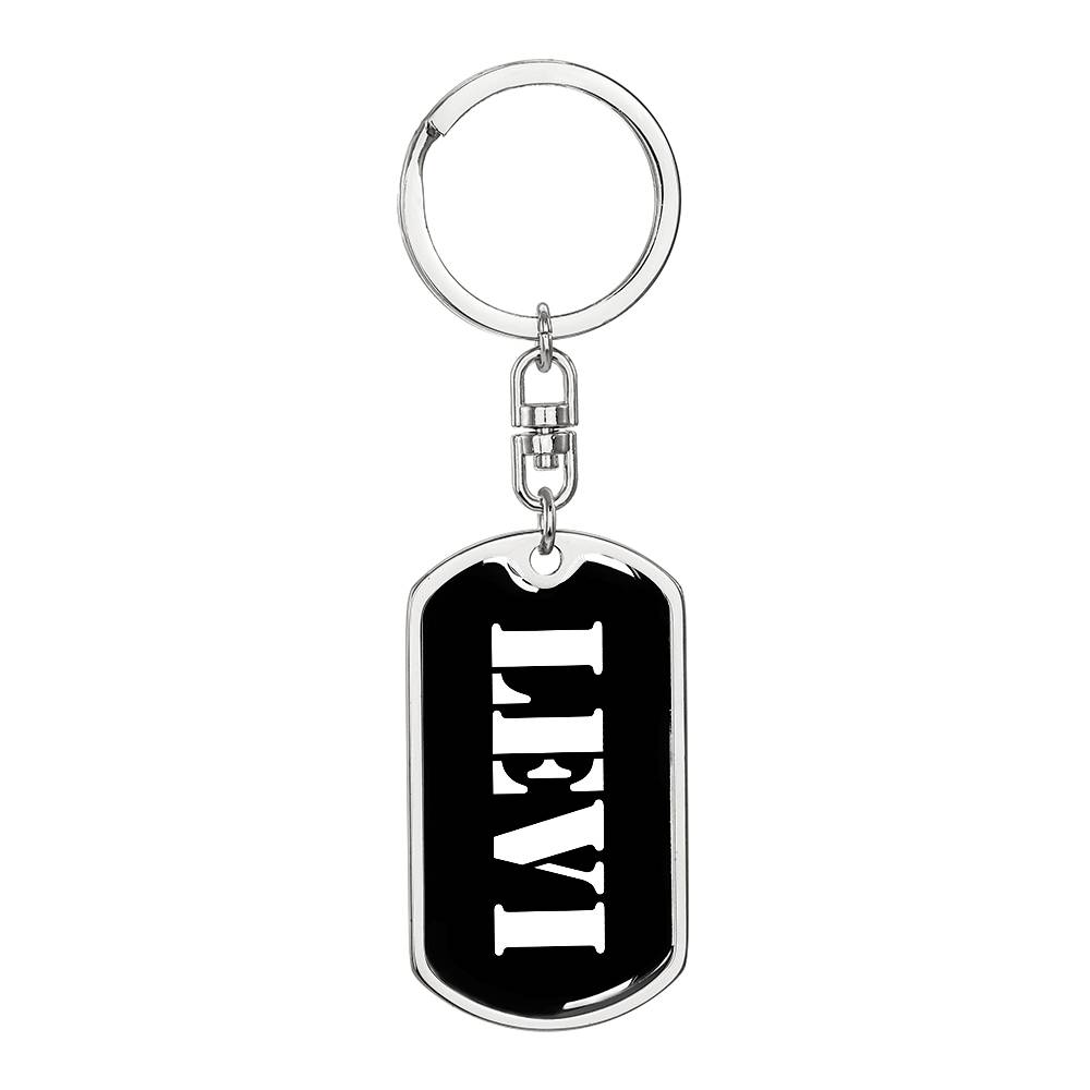Levi v2 - Luxury Dog Tag Keychain